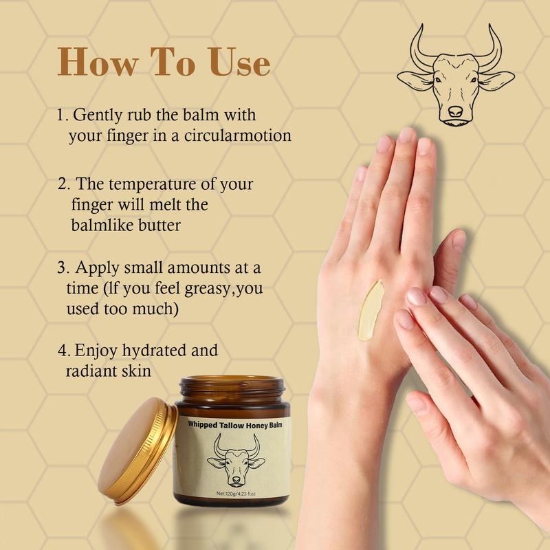 Nourishing Skin Balm with Lavender, Honey & Grass-Fed Tallow