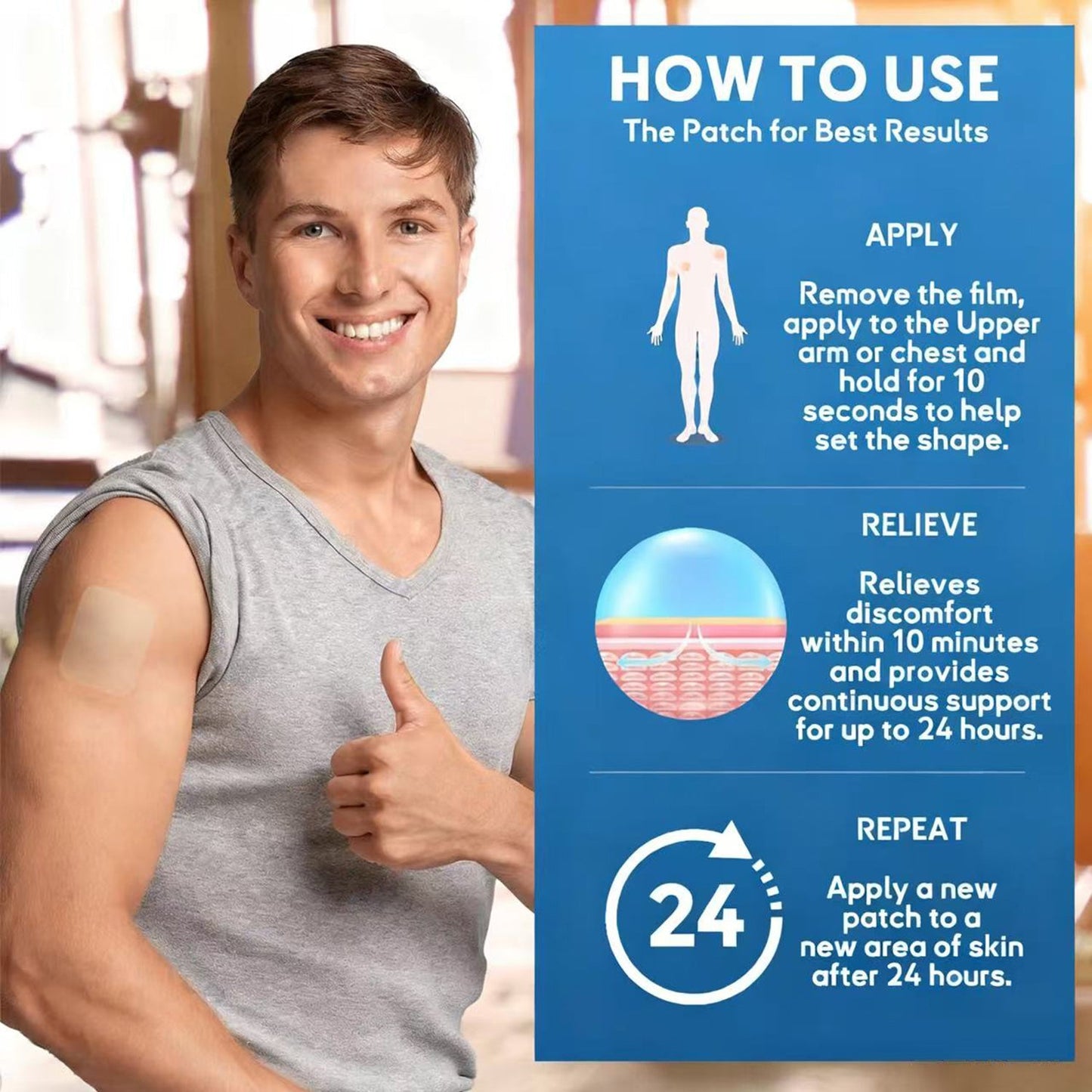 LOVILDS™ Relief Patch | For Lungs & Breathing