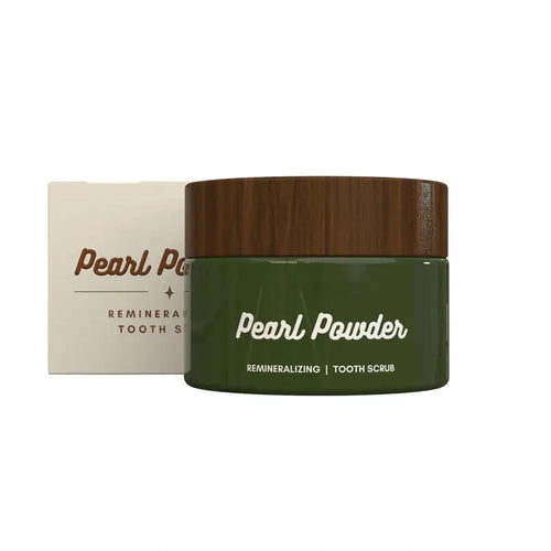 DarkFairy Pearl Tooth Powder - Hydroxyapatite & Mint Whitening Scrub