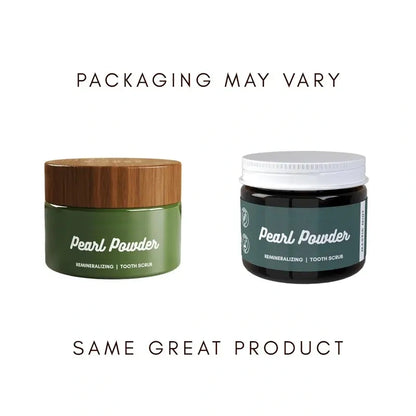 DarkFairy Pearl Tooth Powder - Hydroxyapatite & Mint Whitening Scrub