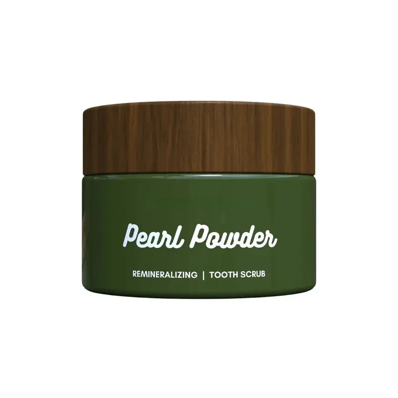 DarkFairy Pearl Tooth Powder - Hydroxyapatite & Mint Whitening Scrub