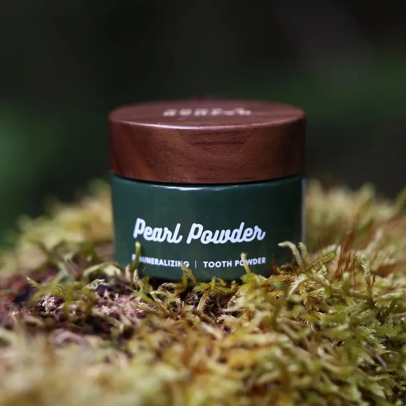 DarkFairy Pearl Tooth Powder - Hydroxyapatite & Mint Whitening Scrub