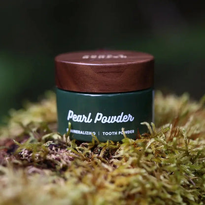 DarkFairy Pearl Tooth Powder - Hydroxyapatite & Mint Whitening Scrub