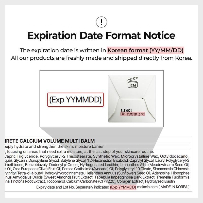 Cemenrete Calcium Multi Balm Eye Care Routine Korean Skin Care Anti-aging Cosmetics Eye Care Eye Stick 9g