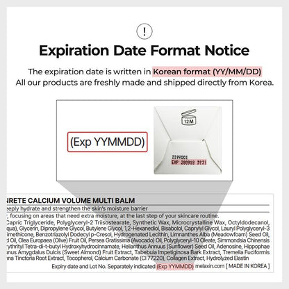 Cemenrete Calcium Multi Balm Eye Care Routine Korean Skin Care Anti-aging Cosmetics Eye Care Eye Stick 9g