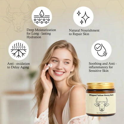 Nourishing Skin Balm with Lavender, Honey & Grass-Fed Tallow