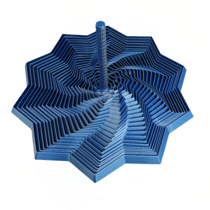 3D Printed Fidget Star - Sensory Relief Toy with Hypnotic Spinning & Soothing Sound