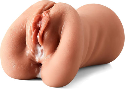 DarkFairy 3-in-1 Realistic Male Masturbator - Textured Stroker Toy with Anatomical Design