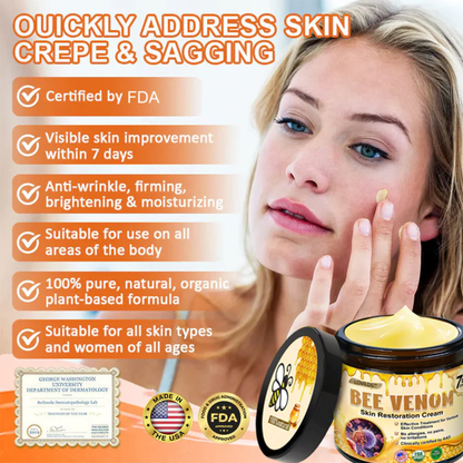 ✨FDA Approved: Bee Venom Skin Restoration Cream — 🔥Limited Time 70% OFF🔥
